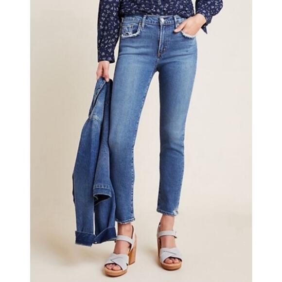 AGOLDE Toni Mid Rise Straight Jeans Size 25 - Picture 1 of 11